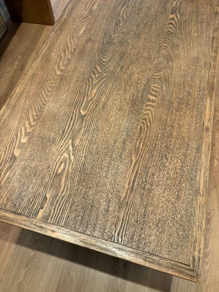 Mesa de centro de madera rústica