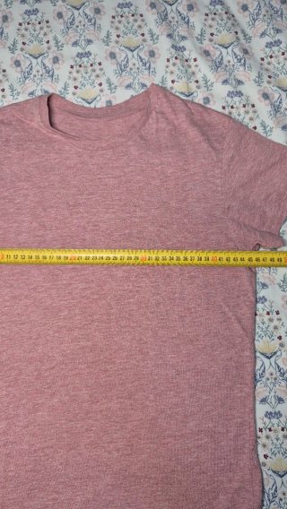 Camiseta Básica Rosa Jaspeado Primark Talla S
