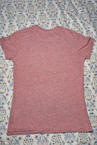 Camiseta Básica Rosa Jaspeado Primark Talla S