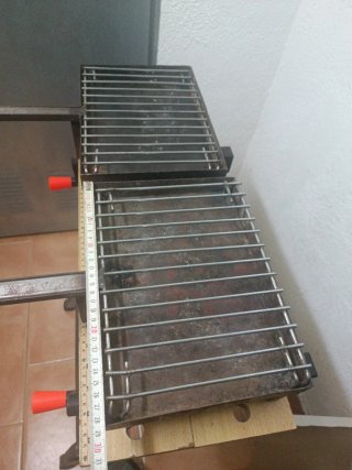 Pack 4 Parrillas Hierro con Cajón Brasa