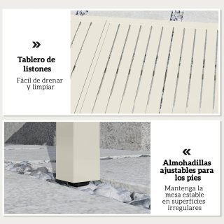 Mesa Jardín Extensible 150/225x85x75 cm