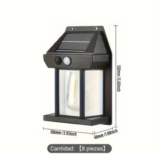 8 Nuove Lampade Solari da Giardino