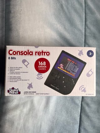Consola Retro Digital Planet 8 Bits Roja