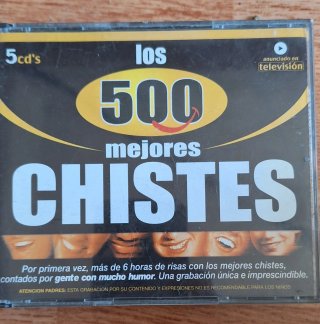 5 CDs Los 500 Mejores Chistes