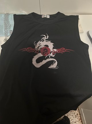 Camiseta sin mangas Charm's Sea Dragón Talla M