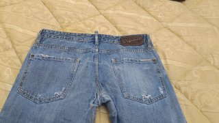 Dsquared2 jeans strappati taglia 48
