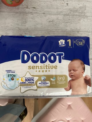 Pañales Dodot Sensitive Talla 1 (2-5 kg)