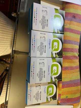 7 Cartuchos Tinta Brother Q-NOMIC Nuevos