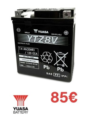 Batería Yuasa YTZ8V.