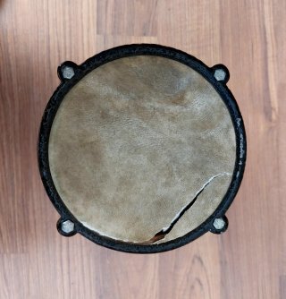 Tambor Darbuka Turco Negro Decorado