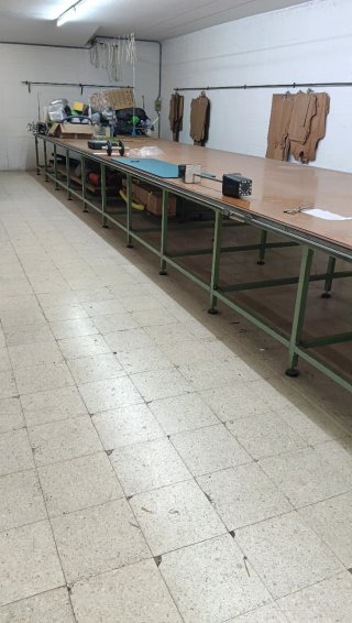 Mesa de corte industrial
