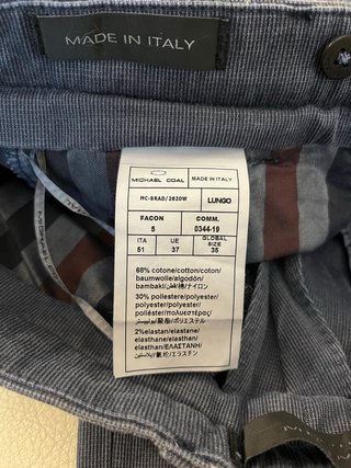 Pantaloni uomo Michael Coal Bluette-Grigio