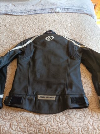 Chaqueta Cuero Moto Mujer Talla S