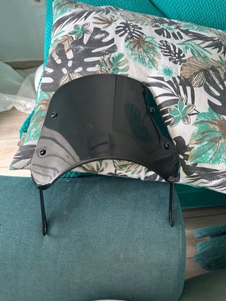 Cúpula para moto negra