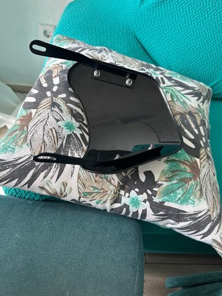 Cúpula para moto negra