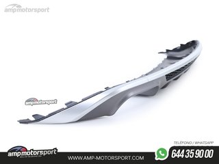 DIFUSOR TRASERO DOBLE PARA AUDI A3 8V SEDAN 2016-2019
