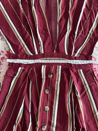 Vestito Terranova righe rosse e bianche