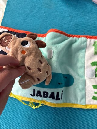 Libro didáctico con sonajero de regalo y anillas p