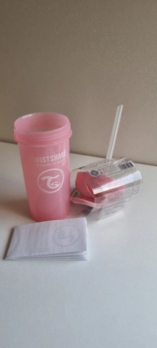 Vaso infantil con pajita -Nuevo- Antiderrames