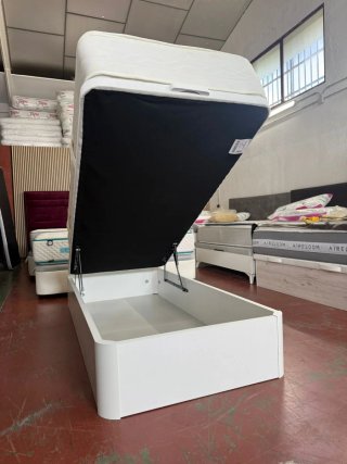 Colchón Flex 90x200 y Canapé Madera