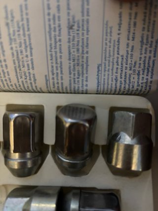 Tuercas de seguridad para ruedas Nissan