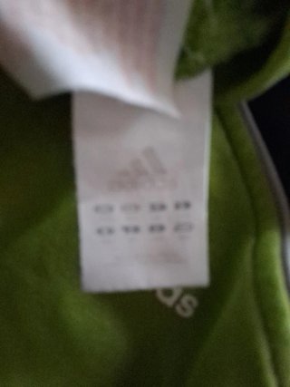 Sudadera Adidas verde y gris