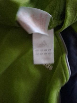 Sudadera Adidas verde y gris