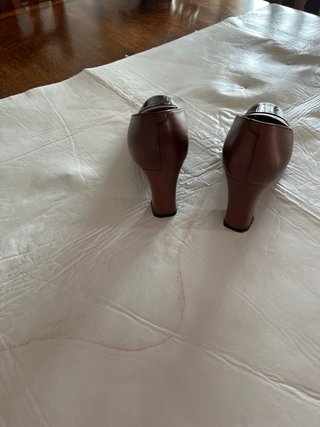 Zapatos Pierre Balmain Piel Marrón Talla 38