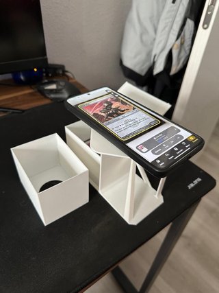 Soporte y escáner cartas Magic/Pokemon
