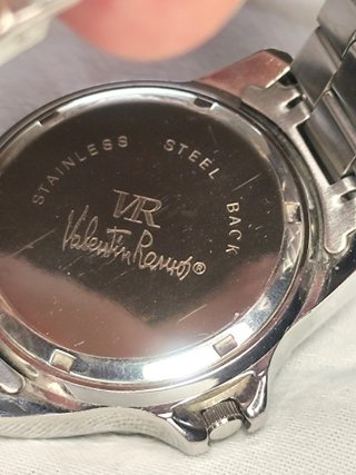 Reloj Valentín Ramos en Acero Inox. Pila Nueva