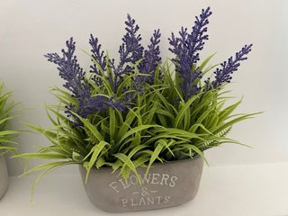 Flores artificiales lavanda (2 unidades)