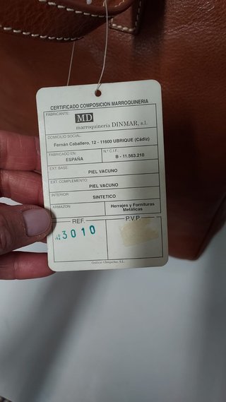 Maletín de piel Guy Laroche marrón