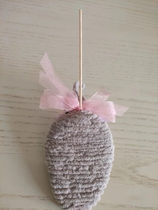 Decorazione Pasquale Fiori Beige Viola