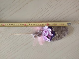 Decorazione Pasquale Fiori Beige Viola