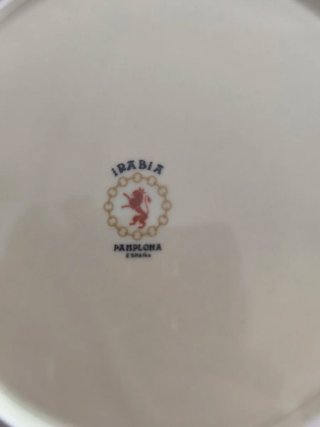 Vajilla IRABIA Pamplona Beige y Marrón