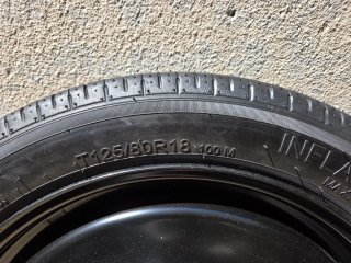 Rueda de repuesto Volvo xc60 T125/80R-18 para edu