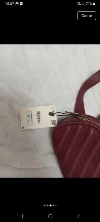 Bolso Bershka Rojo Mujer Nuevo con Etiqueta