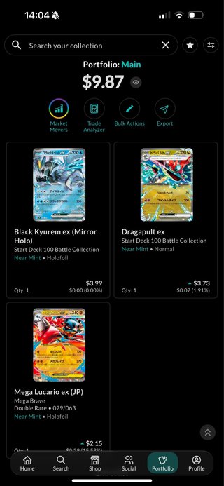 Lote 3 Cartas Pokémon JPN EX