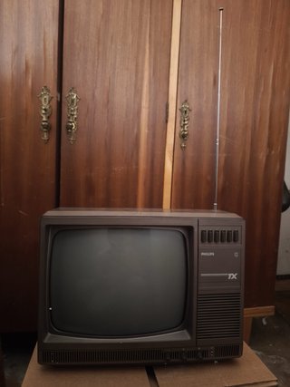 Televisor Philips TX Vintage Marrón/Gris