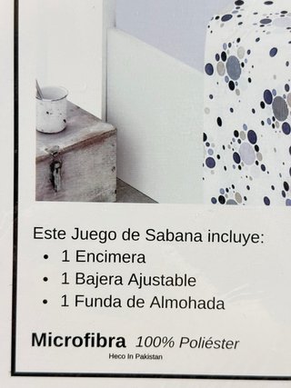 Juego sábanas microfibra 3 piezas
