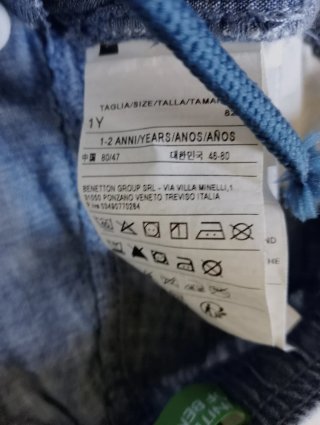 Completo 24 mesi Benetton/original marines