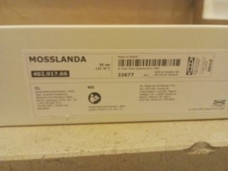 Estantería pared Ikea 55 cm