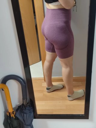 Pantalones cortos morados