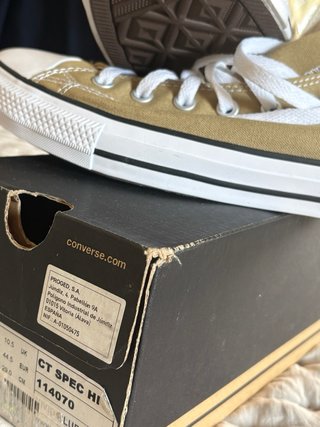 Converse All Star Botas Talla 44.5 Beige