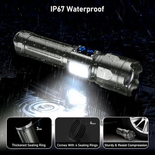 Linterna LED Blukar Recargable con Estuche