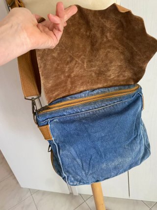 Borsa Vintage in jeans e pelle Miss Sixty
