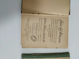 Libros antiguos de principios del Siglo XX