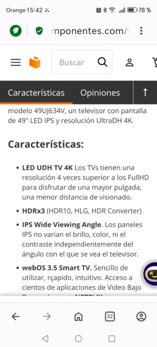 Smart TV LG 50 4K