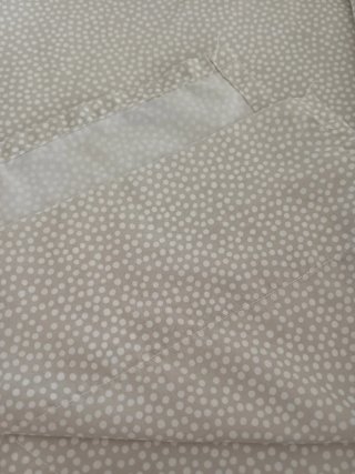 Juego Sábanas Cama 135 Gris Lunares