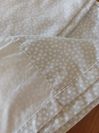 Juego Sábanas Cama 135 Gris Lunares